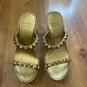 Tonino Carmen Sol Metallic Jelly Wedges - USA 8